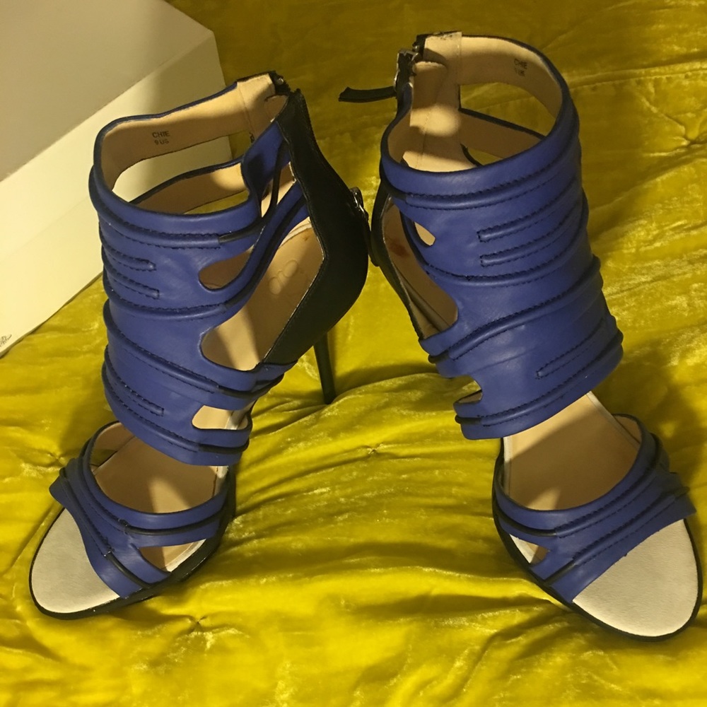 GX By Gwen Stefani Chie Indigo Heeled Sandals